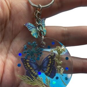 Mariposa Blue Butterfly Key Holder